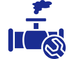 Plumbing tool and pipe illustration