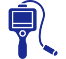 Handheld inspection tool illustration